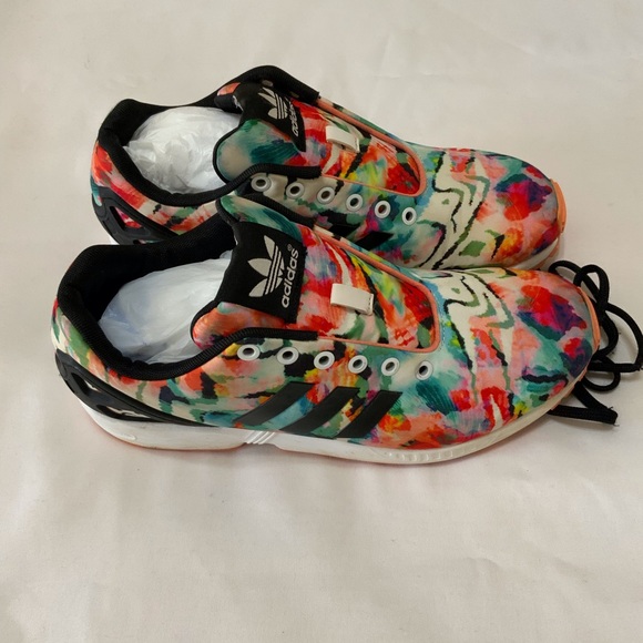 ADIDAS TORSION KICKS / BLACK/PINK MULTICOLORED. SIZE- 9 - Picture 4 of 7